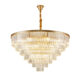 Large luxury crystal chandelier hotel villa ceiling decoration lamp