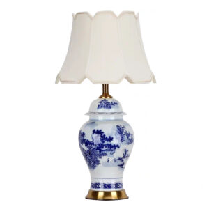 Chinese Traditional Ceramic Table Lamp Living Room Decorative Lamp