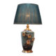 Enamel Color Gradient Blue Ceramic Table Lamp Luxury Home Decor Lamps
