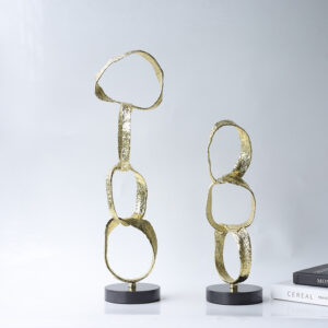 Livingroom villa modern abstract ring connection decor