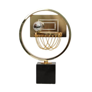 Evelyn Metal High-end Sports Basketball Model Ornament, Suitable for Living Room TV Cabinet Display, Housewarming Decoration