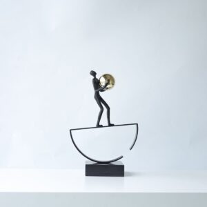 Evelyn Abstract Acrobatics Sports Characters Metal Decorations Acrobatic Characters Crafts for Home Tabletop Statues