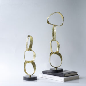 Evelyn Beautifully Crafted Metal Decorative Objects Sculptures Enhancing Modern Home Decor With Artistic Appeal Home Decor