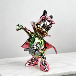 Evelyn New Design Donald Duck hero Wedding Gift Table Figurine Popular Animal Statue for Kids Bedroom Decoration